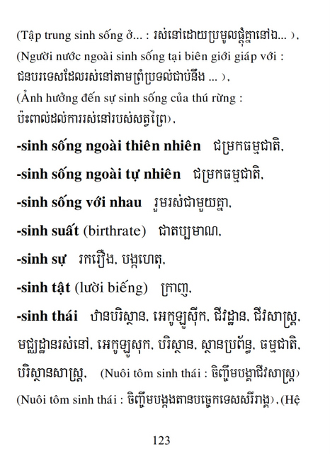 Từ điển Việt Khmer