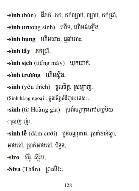 Từ điển Việt Khmer