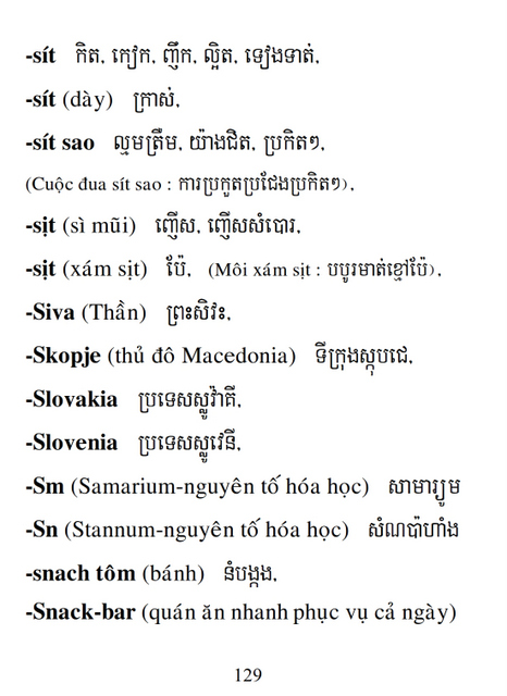 Từ điển Việt Khmer