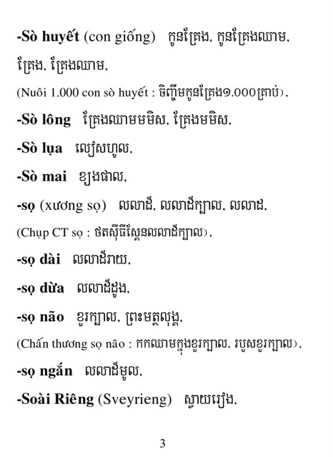 Từ điển Việt Khmer