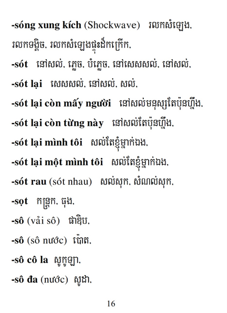 Từ điển Việt Khmer