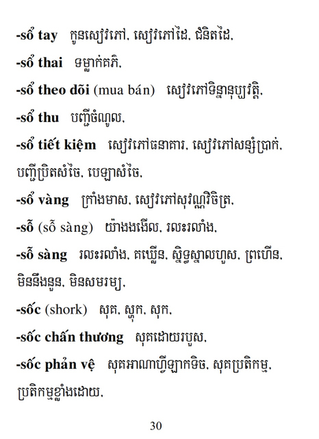 Từ điển Việt Khmer