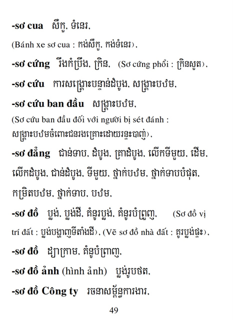 Từ điển Việt Khmer