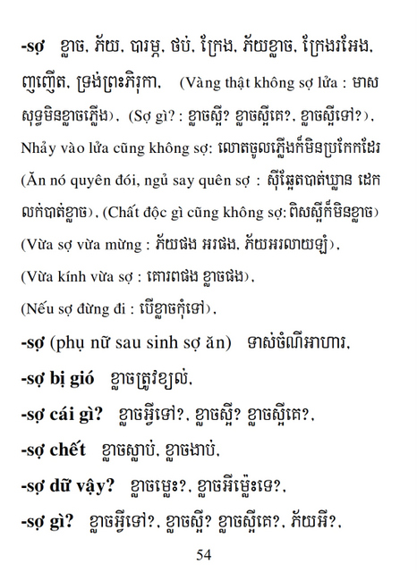 Từ điển Việt Khmer