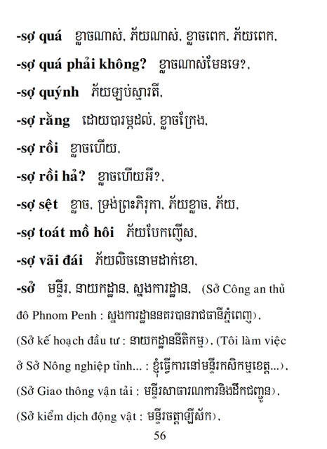 Từ điển Việt Khmer