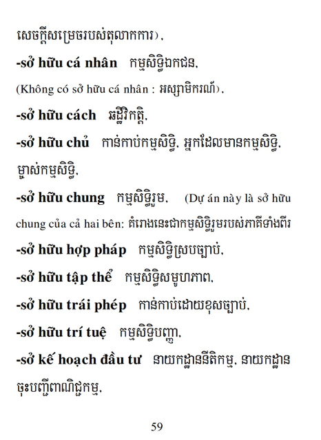 Từ điển Việt Khmer