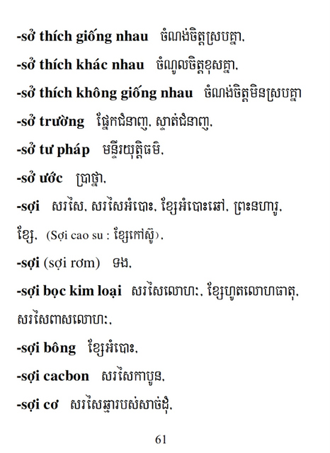 Từ điển Việt Khmer