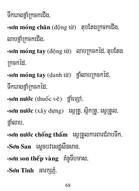 Từ điển Việt Khmer