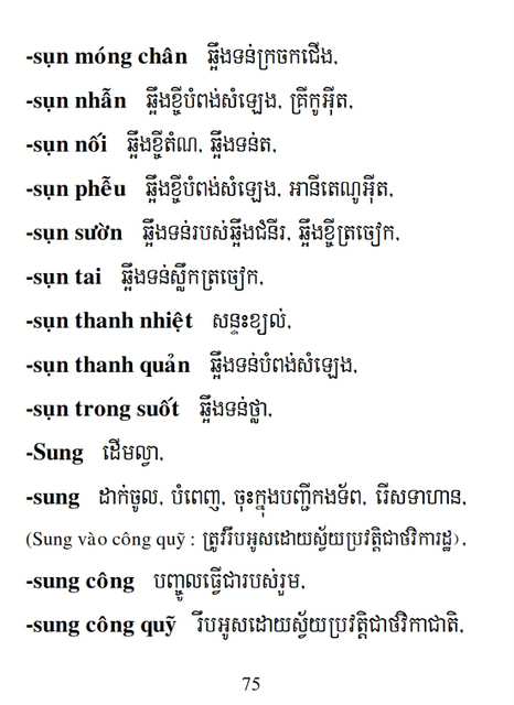 Từ điển Việt Khmer