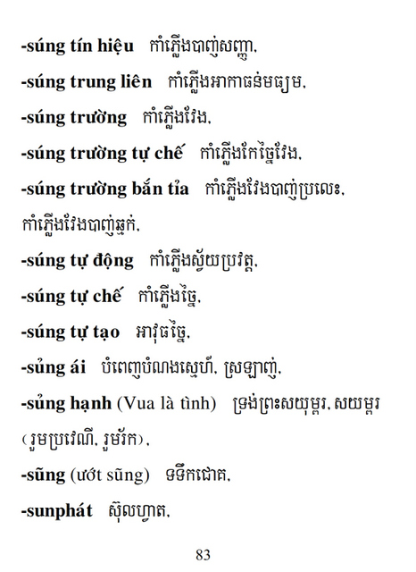 Từ điển Việt Khmer