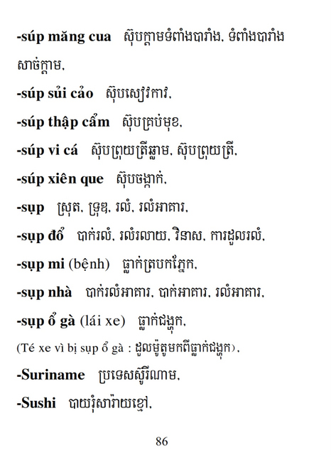 Từ điển Việt Khmer