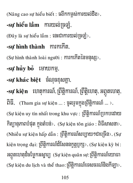 Từ điển Việt Khmer