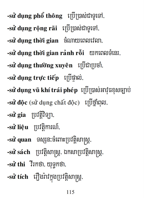 Từ điển Việt Khmer