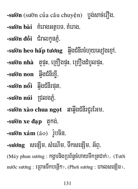 Từ điển Việt Khmer