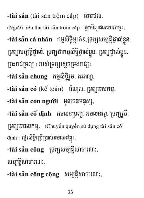 Từ điển Việt Khmer