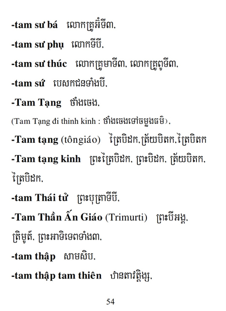 Từ điển Việt Khmer