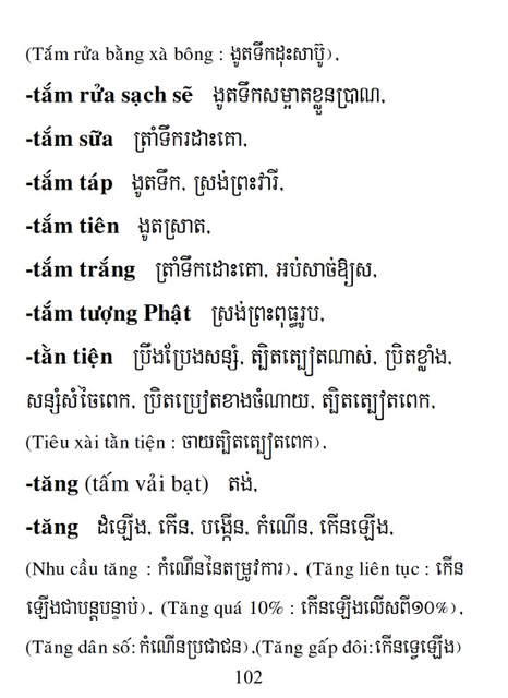 Từ điển Việt Khmer