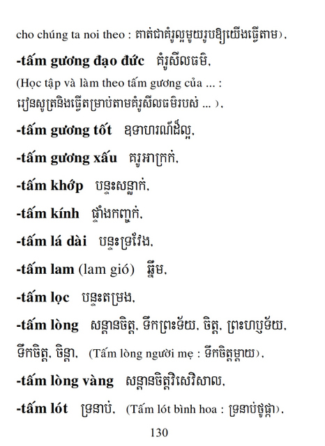 Từ điển Việt Khmer