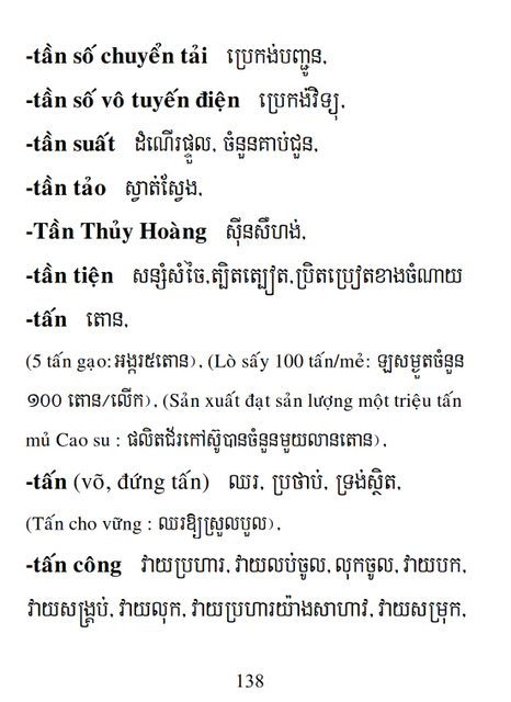 Từ điển Việt Khmer