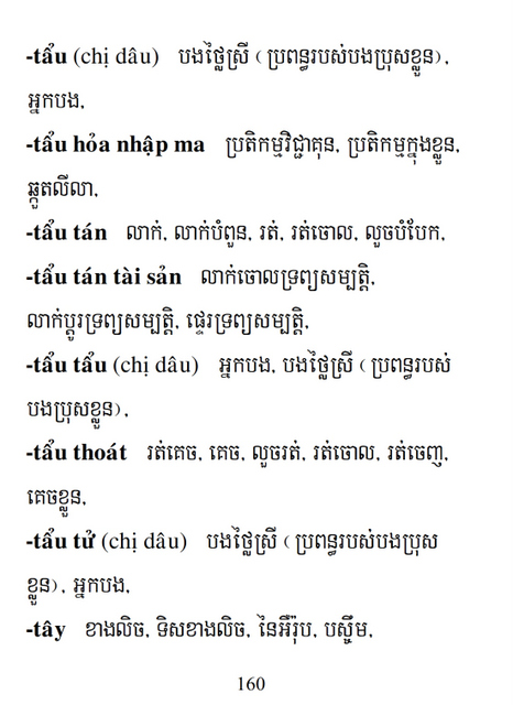 Từ điển Việt Khmer