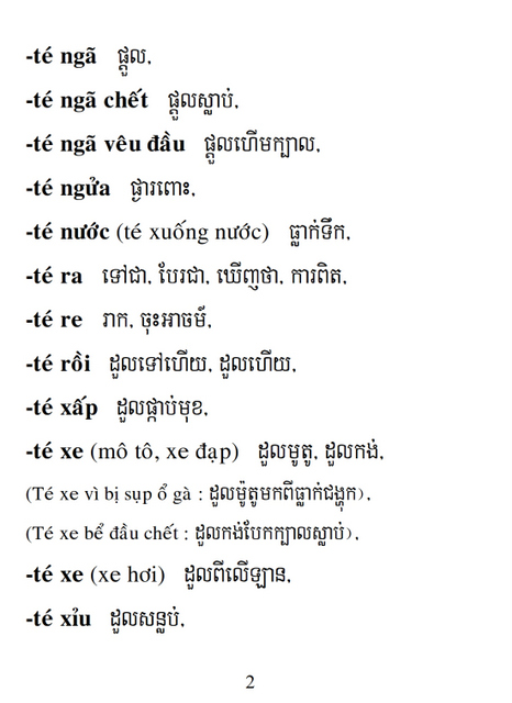 Từ điển Việt Khmer