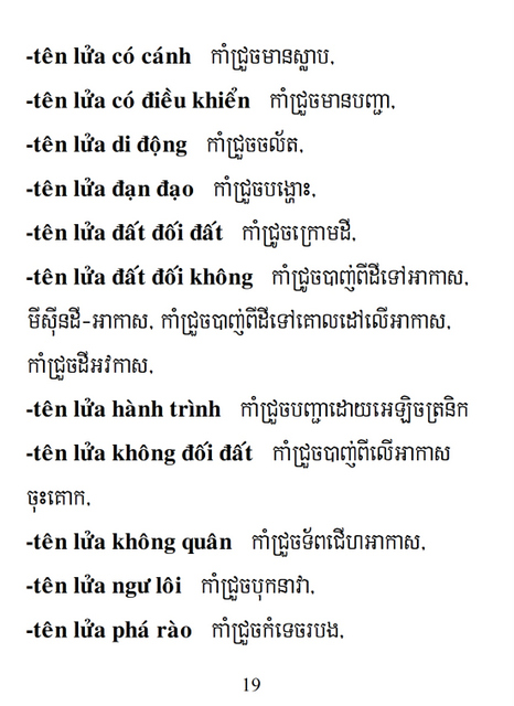 Từ điển Việt Khmer