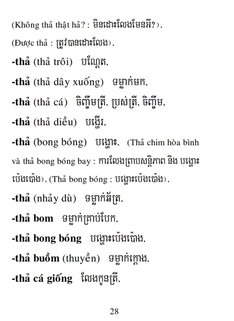 Từ điển Việt Khmer