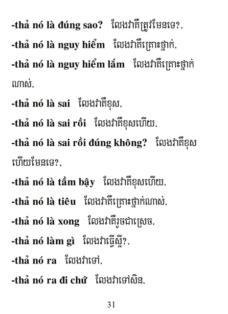 Từ điển Việt Khmer