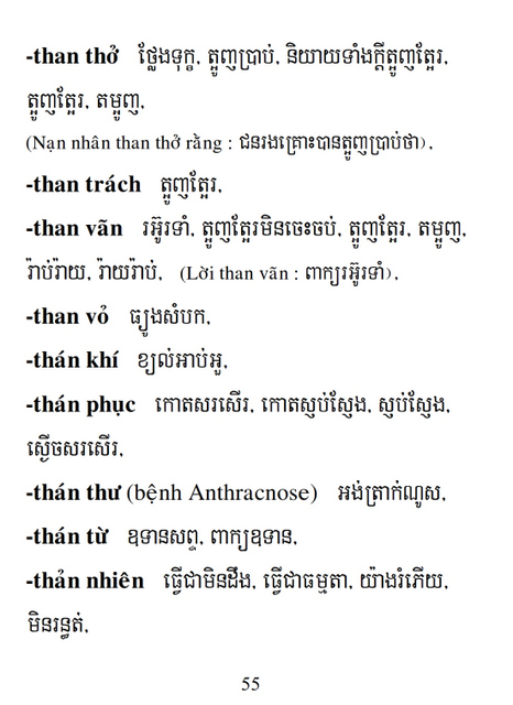 Từ điển Việt Khmer