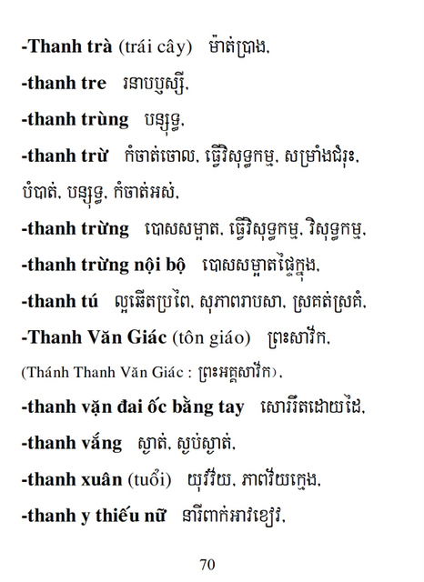 Từ điển Việt Khmer