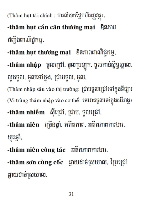 Từ điển Việt Khmer