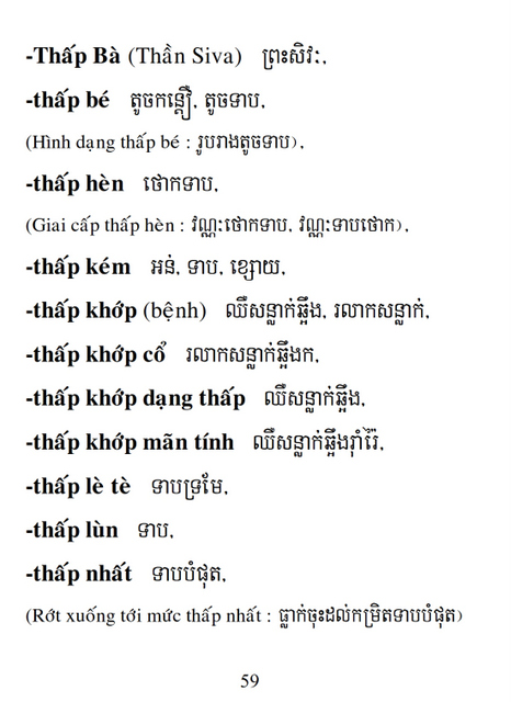 Từ điển Việt Khmer