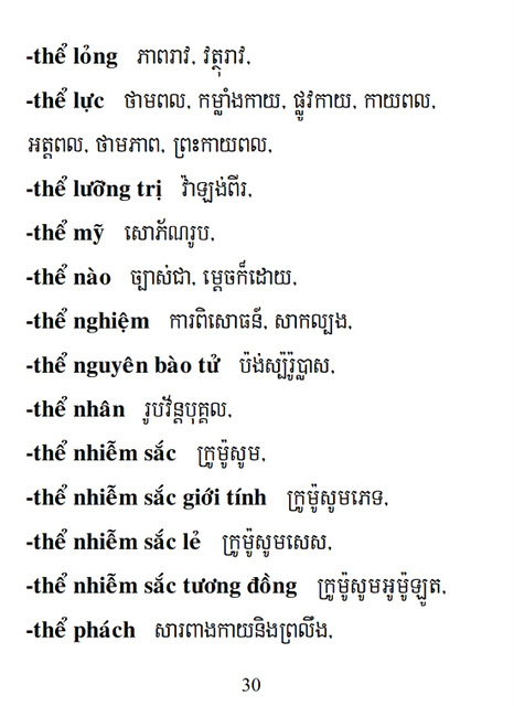 Từ điển Việt Khmer