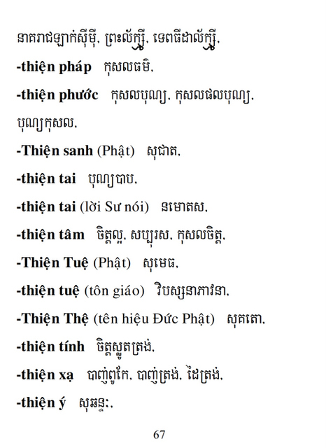 Từ điển Việt Khmer