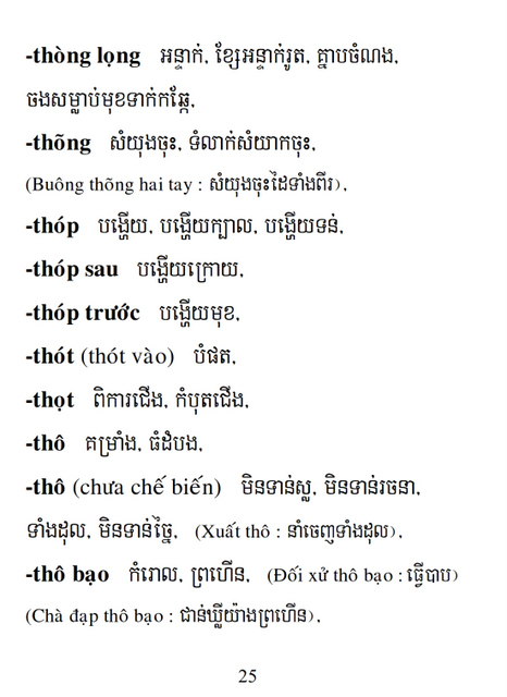 Từ điển Việt Khmer