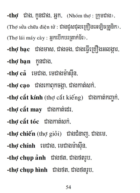 Từ điển Việt Khmer