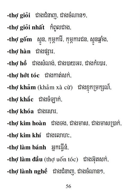 Từ điển Việt Khmer