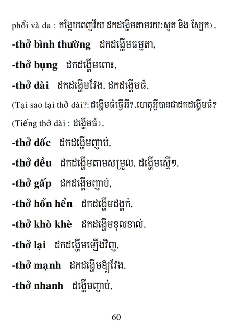 Từ điển Việt Khmer