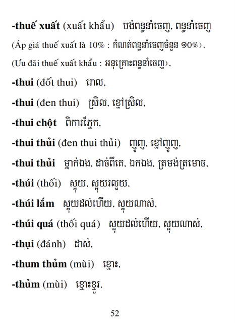 Từ điển Việt Khmer