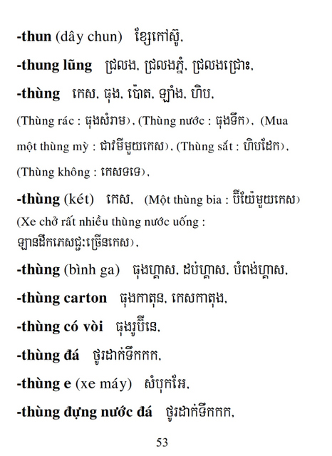 Từ điển Việt Khmer