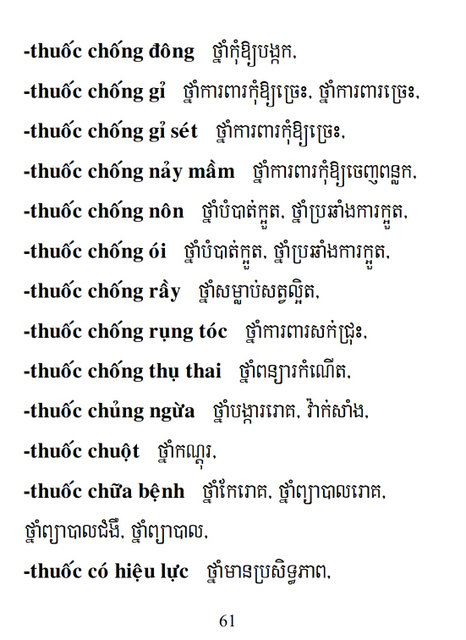 Từ điển Việt Khmer