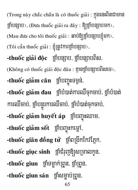 Từ điển Việt Khmer