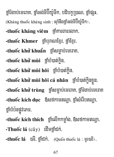 Từ điển Việt Khmer