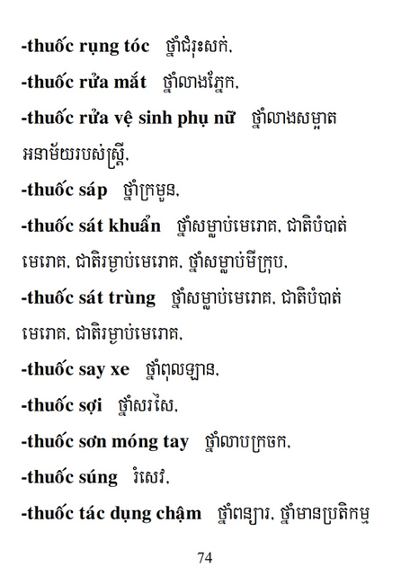 Từ điển Việt Khmer