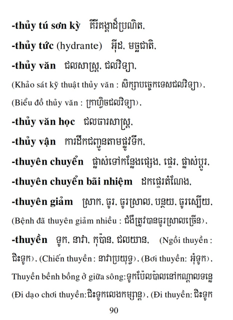 Từ điển Việt Khmer