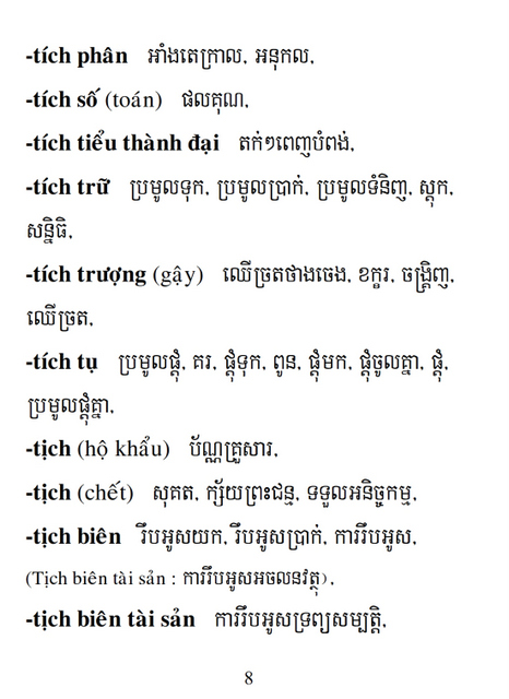 Từ điển Việt Khmer