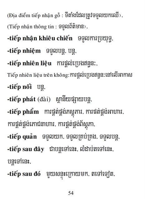 Từ điển Việt Khmer