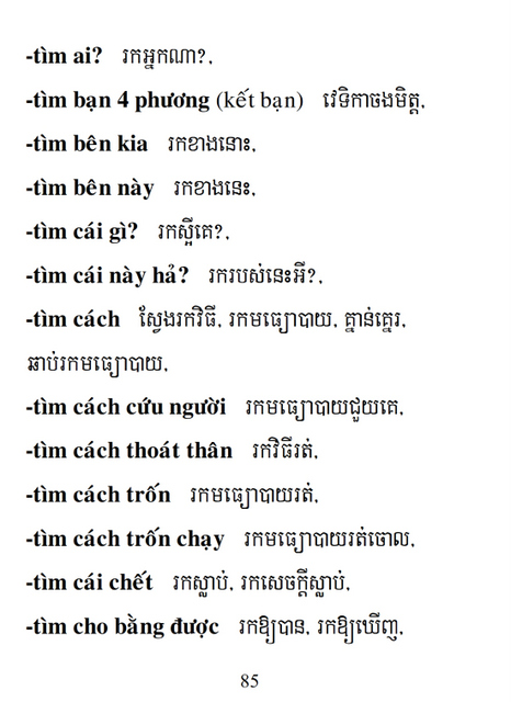 Từ điển Việt Khmer