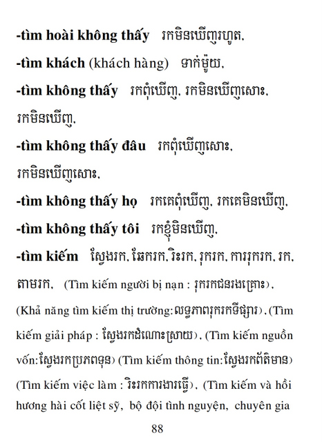 Từ điển Việt Khmer