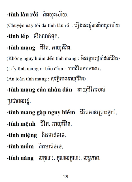 Từ điển Việt Khmer